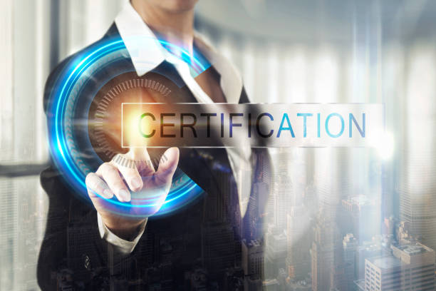 Picture with the word certification 